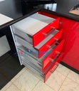 Cuisine en PVC Rouge