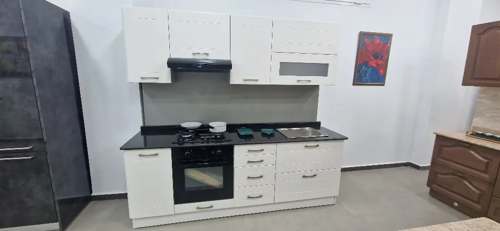 Cuisine en MDF laqué